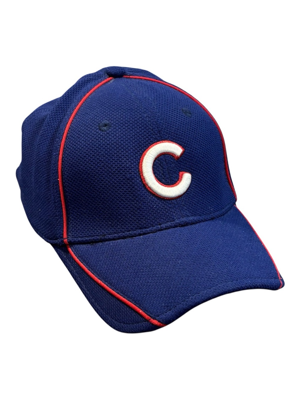 New Era Chicago Cubs 39THIRTY Hat Adult L/XL Blue Red Batting Practice MLB Cap